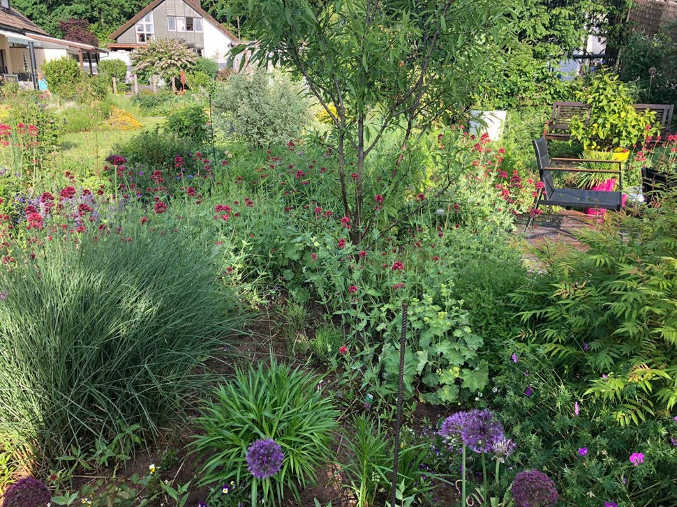 Garten der Familie Beilker in Eckental
