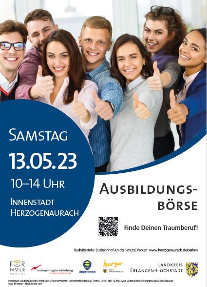 Jubiläums-Ausbildungsbörse am 13. Mai in Herzogenaurach