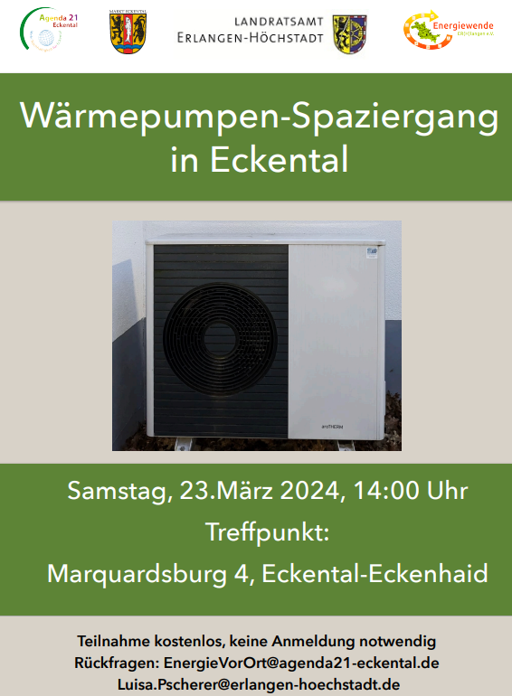 Wärmepumpenspaziergang in Eckental