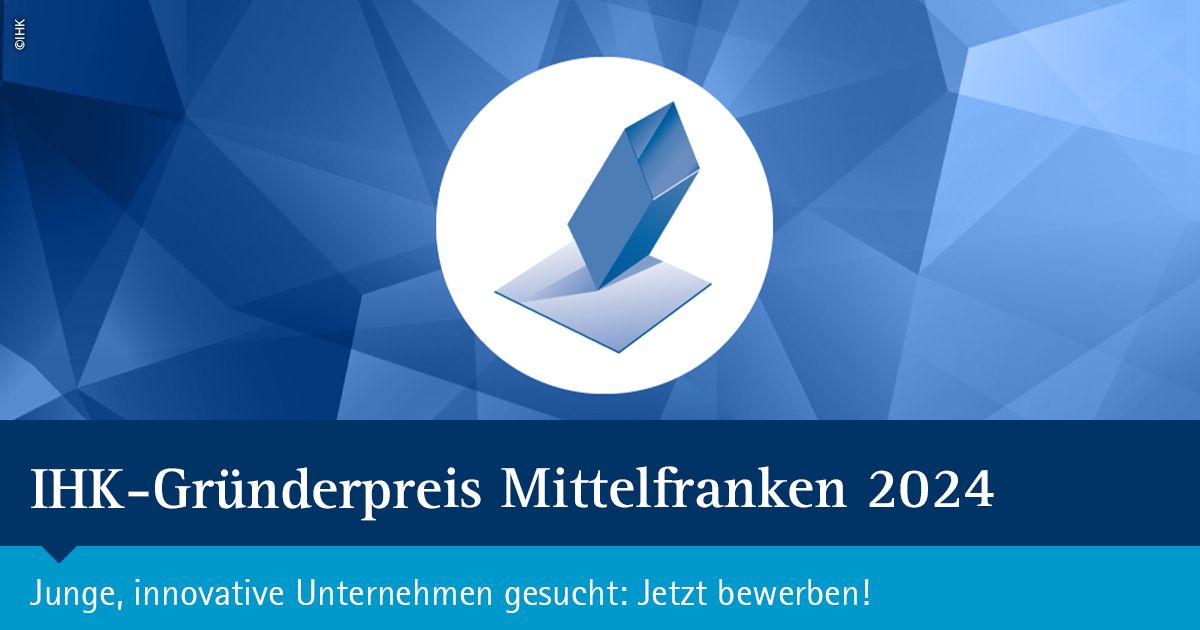 IHK-Gründerpreis Mittelfranken 2024