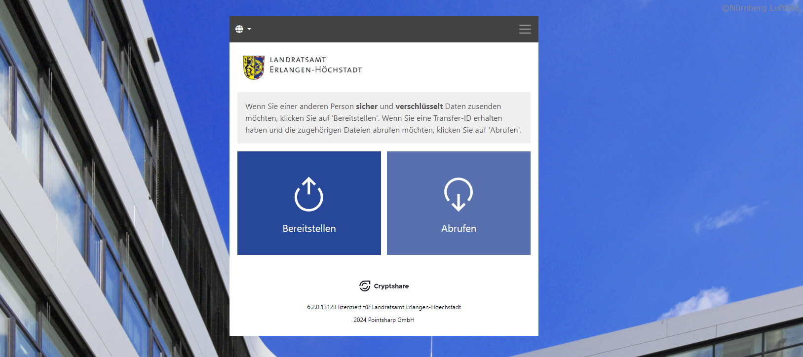 Zu Cryptshare (Bitte auf das Bild klicken!)