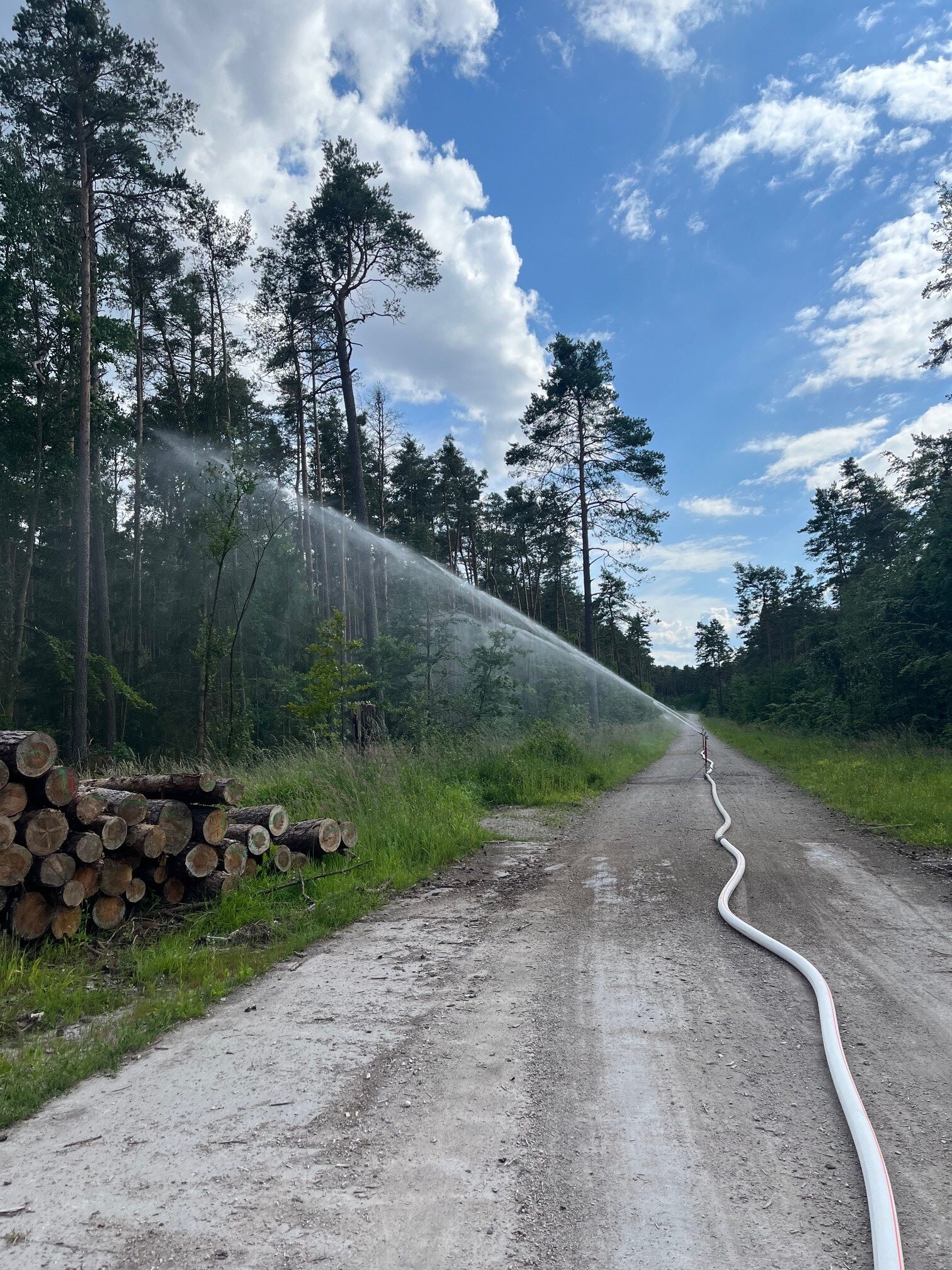 Katastrophenfall nach Waldbrand aufgehoben – Löscharbeiten dauern an