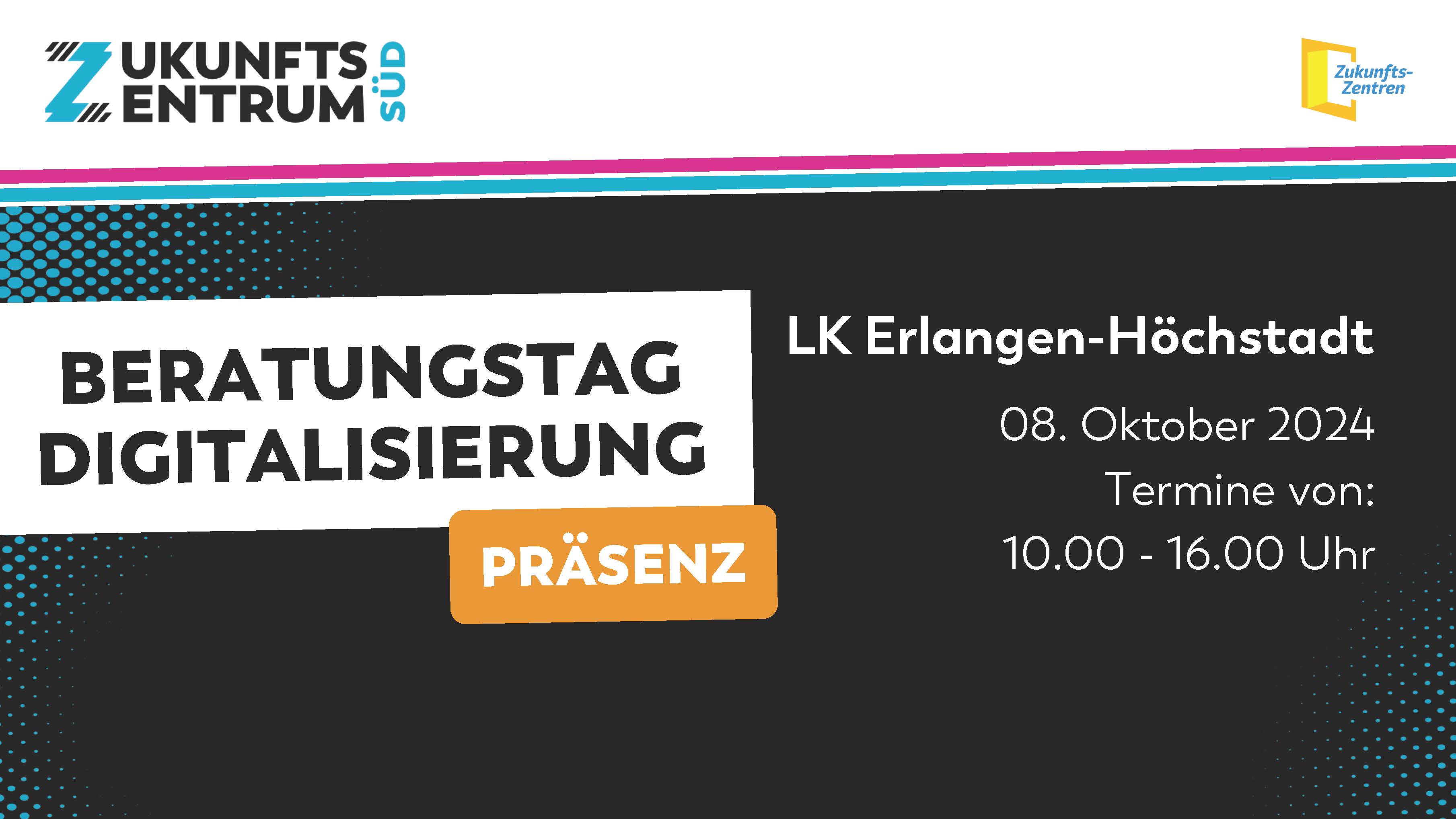 Beratungstag Digitalisierung für Unternehmen im Landkreis Erlangen-Höc