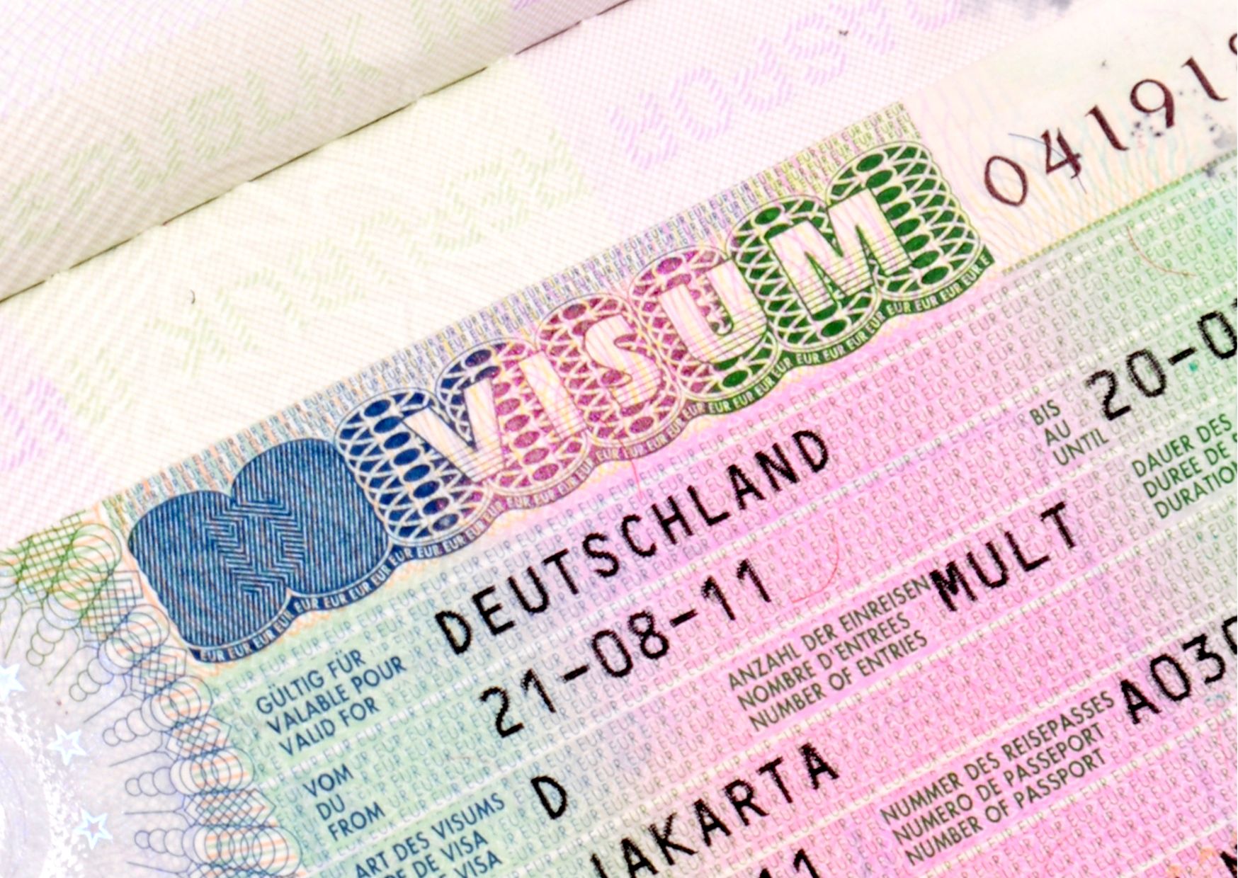Link zu Nationales Visum