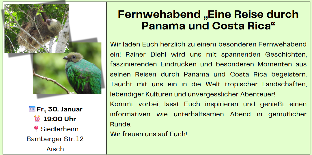 Fernwehabend „Namibia / Botswana / Viktoriafälle“