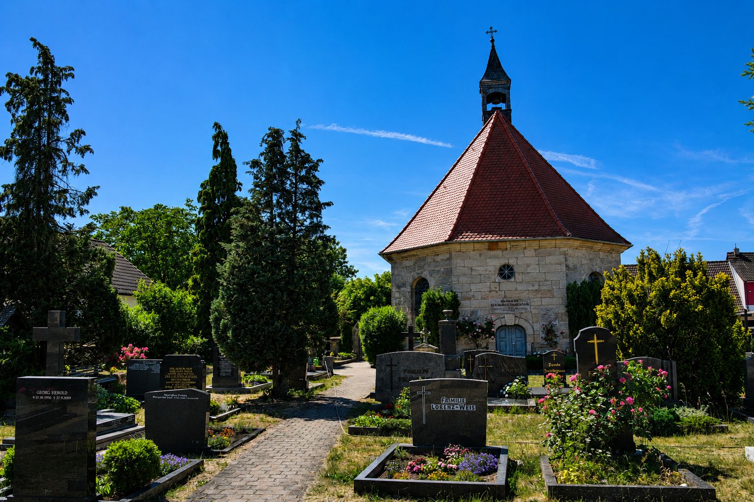 Beim Tag des offenen Denkmals gibt es Einblicke in das „Netzwerk für die Ewigkeit“: Der Friedhof zum Heiligen Kreuz und die Friedhofskirche St. Johannis in Baiersdorf.