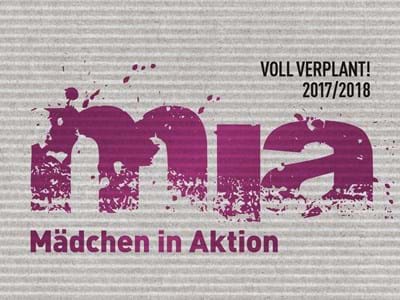 MiA-Mädchenkalender Kühles Grau und sattes Lila: Der neue „Mädchen in Aktion“-Kalender ist in neuem Design zu haben.