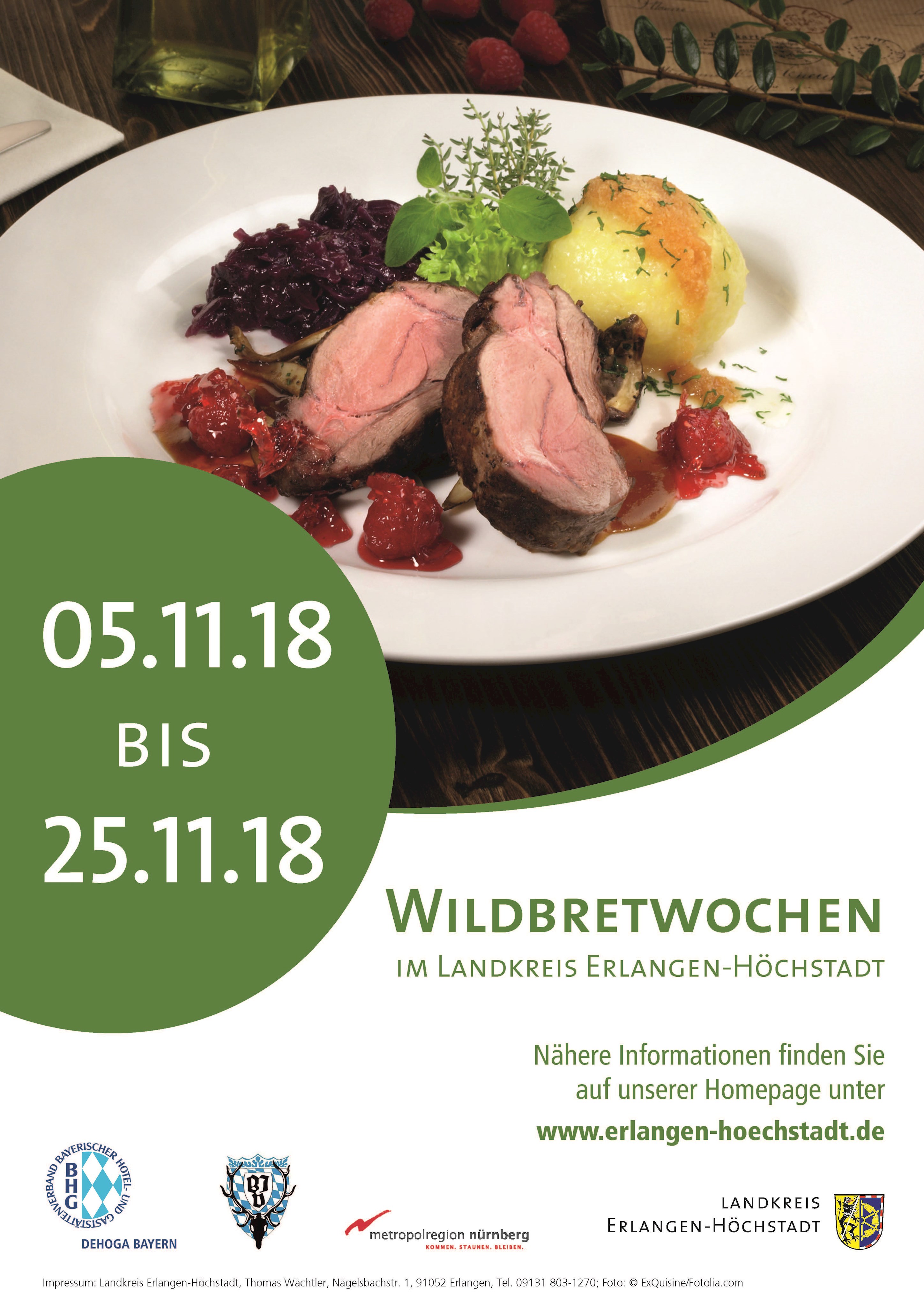 Wieder Wildbretwochen im Landkreis ERH