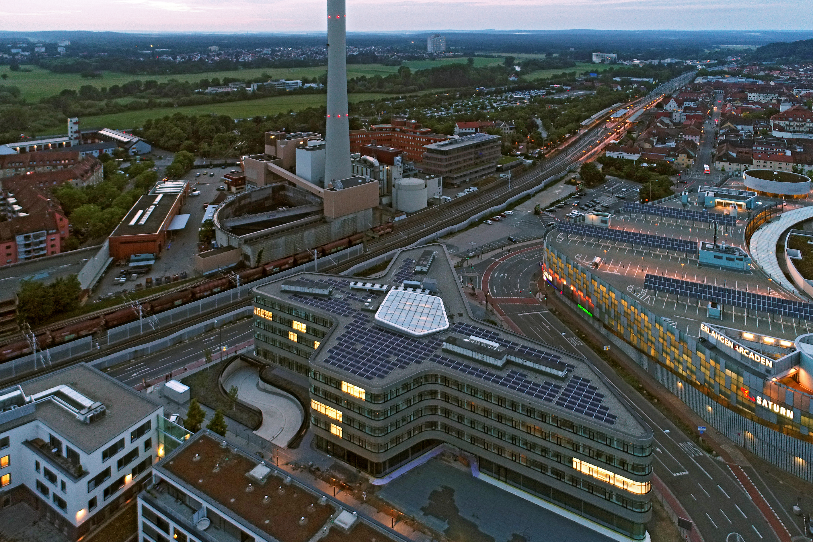 Am Samstag, 14. Juli 2018 öffnet das Landratsamt für Interessierte beim Tag der offenen Tür seine Pforten. Foto: © Nürnberg Luftbild, Hajo Dietz.