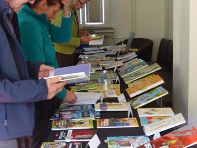 Lesepatenschulung.JPG Viel Inspiration holten sich die ehrenamtlichen Lesepatinnen und Lesepaten bei dem Workshop „Jungen lesen – aber anders!?“. Foto: Jutta Leidel/ Ehrenamtsbüro Landkreis Erlangen-Höchstadt.