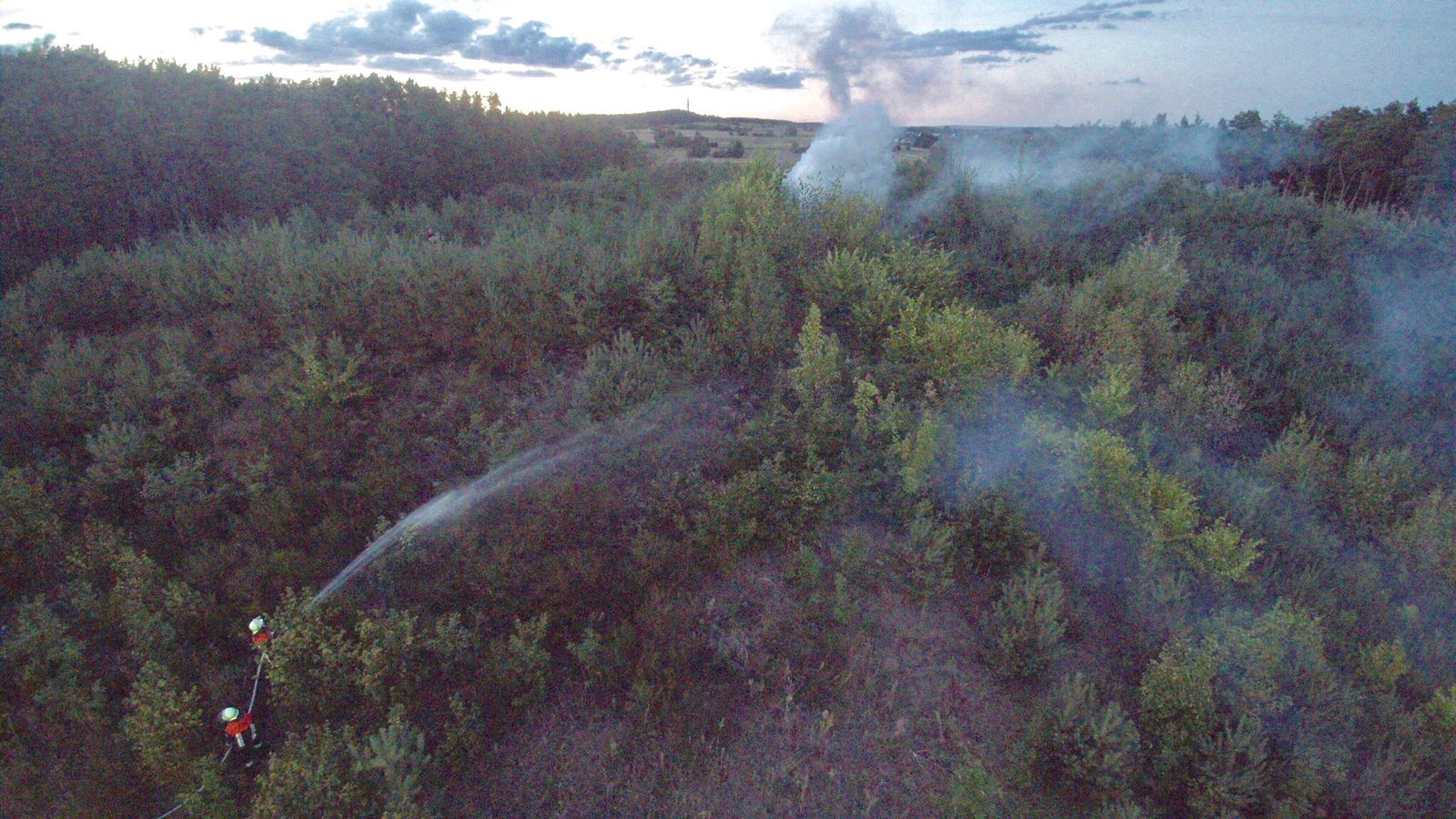 Die Waldbrandgefahr ist aktuell im Landkreis hoch. Damit es nicht zu Waldbränden kommt, finden vorbeugende Beobachtungsflüge statt. Foto: Pressestelle KFV ERH